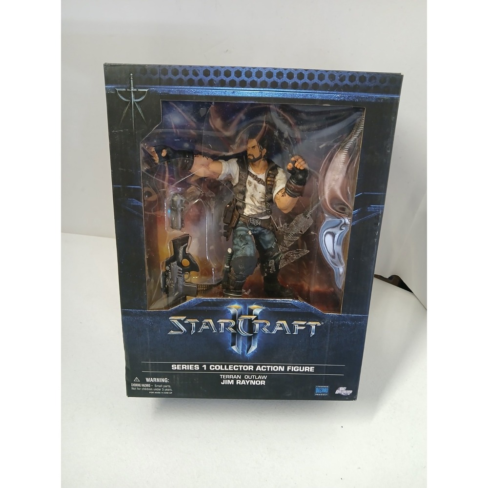 DC Unlimited Starcraft II Series 1 Jim Raynor Action Figure NEW‎ - Box Damage